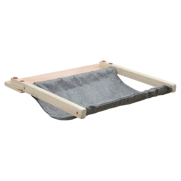 Kerbl Wall-Mounted Cat Hammock Tofana 45x40 cm Grey 81544