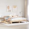 vidaXL Bed Frame without Mattress 160x200 cm Solid Wood Pine