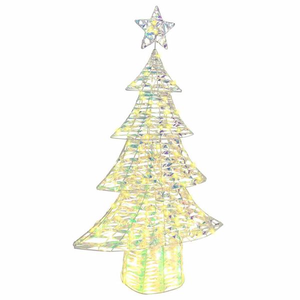 vidaXL Christmas Tree with 160 LEDs Warm white 150 cm PET