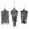 vidaXL Halloween Hanging Ghost 3 pcs Black 66 x 110 cm Polyester