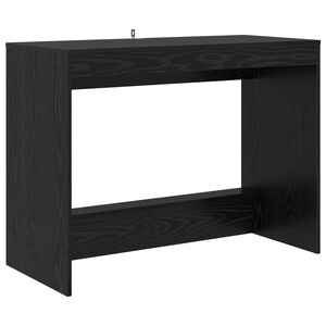 vidaXL Bed Desk Black Oak Engineered Wood 100 x 45 x 75 cm