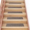 vidaXL Stair Mats Self-adhesive 15 pcs 76x20 cm Beige Rectangular