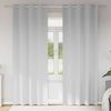 vidaXL Blackout Curtains with Rings 2 pcs Pale Grey 225 x 140 cm