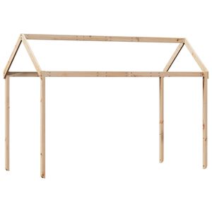 vidaXL Kids' Bed Roof 217x95.5x159 cm Solid Wood Pine