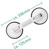 RIDDER Suction Grab Rail Premium White 12.5 cm 80 kg A0243301