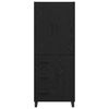 vidaXL Highboard with Drawer 2 pcs Black Oak 69.5 x 34 x 180 cm