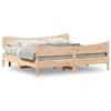 vidaXL Bed Frame without Mattress 200x200 cm Solid Wood Pine