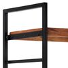 vidaXL 4-Tier Bookcase 124x30x180 cm Solid Acacia Wood