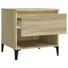 vidaXL Side Table Sonoma Oak 50x46x50 cm Engineered Wood