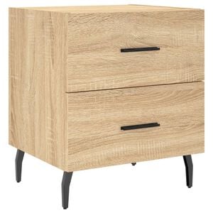 vidaXL Bedside Cabinet Sonoma Oak 40x35x47.5 cm Engineered Wood