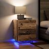 vidaXL Bedside Cabinet 2 pcs Old Wood 45 x 40 x 55 cm Engineered Wood