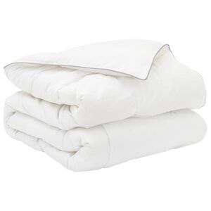 vidaXL Summer Duvet 140 x 200 cm Summer 150 gsm Bamboo Fiber White