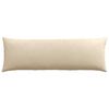 vidaXL Sofa Pillows 2 pcs Cream 120 x 40 cm Fabric