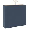 vidaXL Paper Bags 250 pcs with Handles Blue 54x15x49 cm