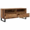 vidaXL TV Cabinet with Drawer Old Wood 100 x 34.5 x 44.5 cm