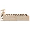 vidaXL Bed Frame with Headboard 160x200 cm Solid Wood Pine