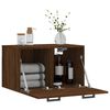 vidaXL Wall Cabinet Brown Oak 60x36.5x35 cm Engineered Wood