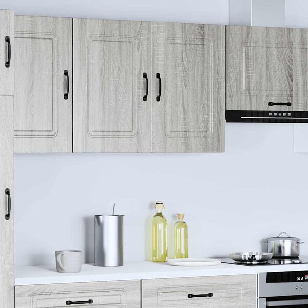 vidaXL Kitchen Wall Cabinet Kalmar Grey Sonoma Engineered Wood
