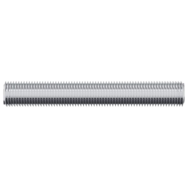 vidaXL Threaded Rod 1000 pcs Silver Steel