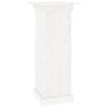 vidaXL Flower Stand White 40x40x90 cm Solid Wood Pine