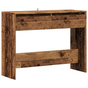vidaXL Console Table Old Wood 100x35x76,5 cm Engineered Wood