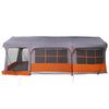 vidaXL Tents with Roof Grey and orange 620 x 322 x 240 cm Polyester