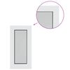 vidaXL Cellar Window Internal Colour White RISOR 30 x 35 cm