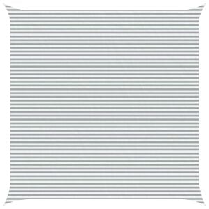 vidaXL Sun Shade Sail Light Grey and White 7 x 7 m