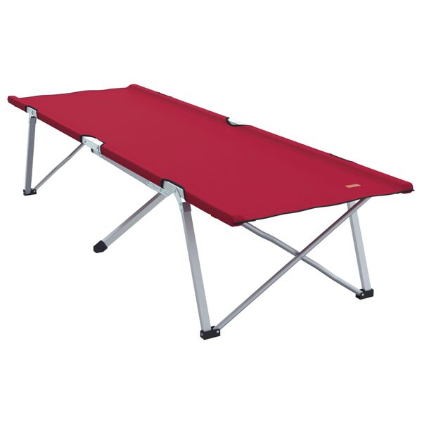 vidaXL Folding Camping Bed Folding Red 62 x 194 x 42 cm Oxford fabric