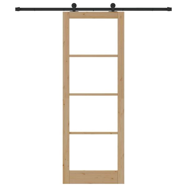 vidaXL Sliding Door ORKDAL Natural 83 x 232 cm