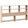 vidaXL Headboard with Storage 180 cm Solid Wood Pine