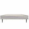 vidaXL Bed Frame without Mattress Grey Sonoma 75x190 cm Small Single Engineered Wood