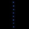 vidaXL LED String with 300 LEDs Blue 30 m PVC