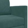 vidaXL Sofa Bed Dark Green 124 x 204 x 61 cm Velvet