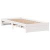 vidaXL Bed Frame without Mattress White 100x200 cm Solid Wood Pine