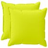 vidaXL Cushion Cover 2 pcs HOUTEN Bright Green 70 x 70 cm Polyester