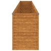 vidaXL Garden Raised Bed 578x50x69 cm Corten Steel