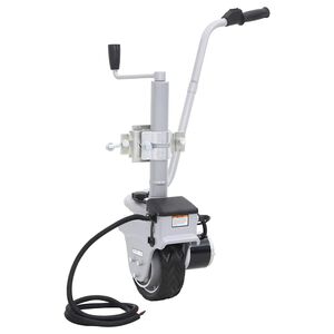 vidaXL Aluminium Motorised Jockey Wheel Trailer Mover 12 V 350 W