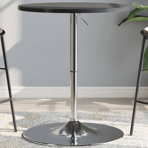 vidaXL Bar Table Base 55x90 cm Chromed Steel
