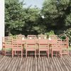 vidaXL 11 Piece Garden Dining Set Solid Wood Douglas