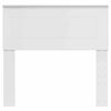 vidaXL Headboard with Headboard Gloss White 90 cm Engineered wood