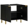 vidaXL Bathroom Sink Cabinet Black 62x33x58 cm Engineered Wood