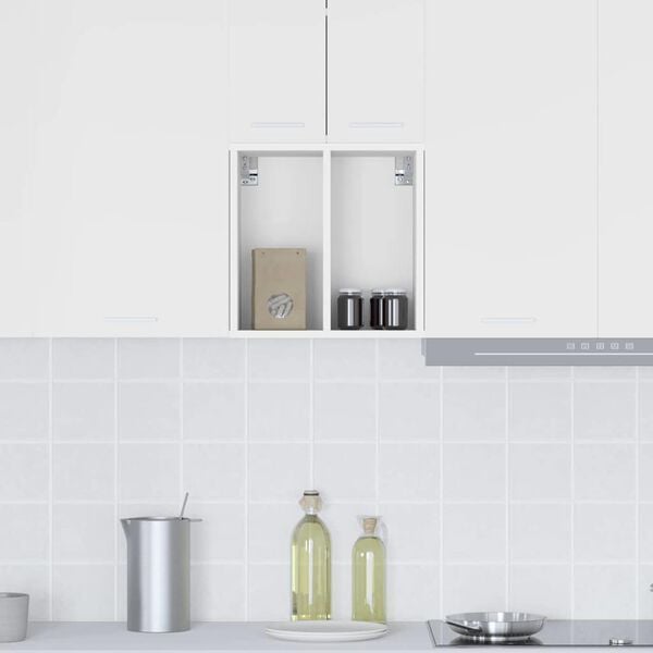 vidaXL Hanging Cabinet White 40 x 29.5 x 40 cm Engineered Wood