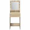 vidaXL Dressing Table Sonoma Oak 50 x 41 x 135 cm Engineered Wood