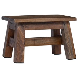 vidaXL Stool Natural 30 x 20 x 20 cm Mahogany Wood