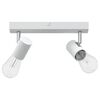 vidaXL Ceiling Spotlight White 26 x 6.5 x 11.5 cm Metal