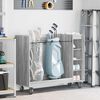 vidaXL Golf Cabinet with Wheel Plain Grey Sonoma 120 x 45 x 98 cm