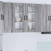 vidaXL Kitchen Cabinet Kalmar 2 pcs Grey Sonoma 40 x 31 x 80 cm