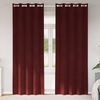 vidaXL Blackout Curtains 2 pcs Wine Red 140 x 245 cm Velvet
