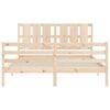 vidaXL Bed Frame without Mattress 160x200 cm Solid Wood